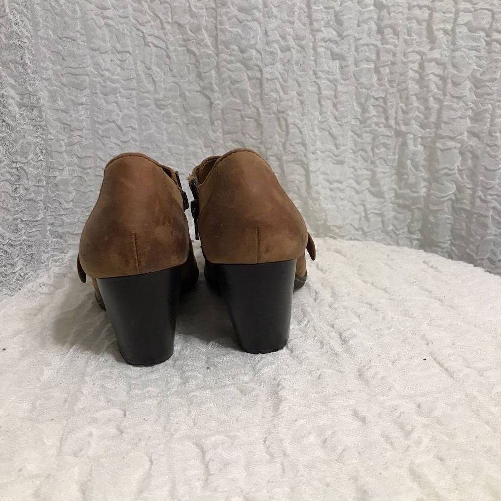 B.O.C Cognac Leather Booties Size 7.5 - Picture 5 of 12